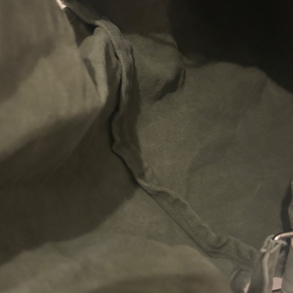 GBG BY GUESS crossbody bag canvas army green with black logo - Picture 10 of 16